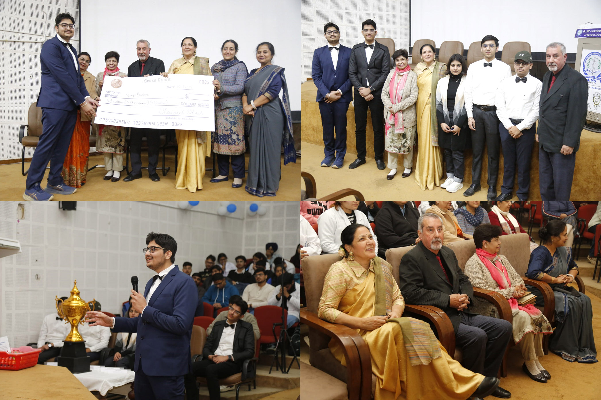 Nobel Prize ceremony celebrated at Ambedkar Institute of Medical Sciences, Mohali